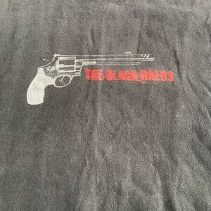 The Black Halos tee shirt.  Mens size large.  Pre-owned.  Holes.  See pics.